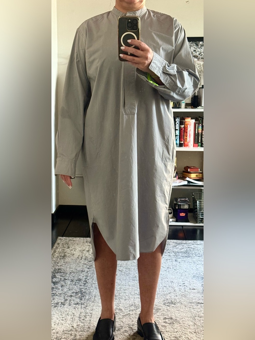 Sofie D’Hoore Brussels Cotton Shirt Dress Size 40 | Made in Portugal